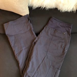 Healing Hands Grey Yoga Scrub Bottoms